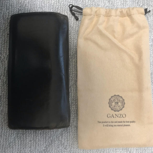 GANZO(ガンゾ)のGANZO THIN BRIDLE ファスナー小銭入れ付き長財布 メンズのファッション小物(長財布)の商品写真