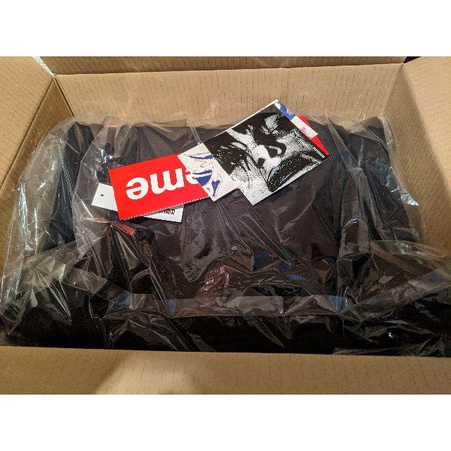 XL Supreme Cutout Logo Crewneck BLACK 黒 1