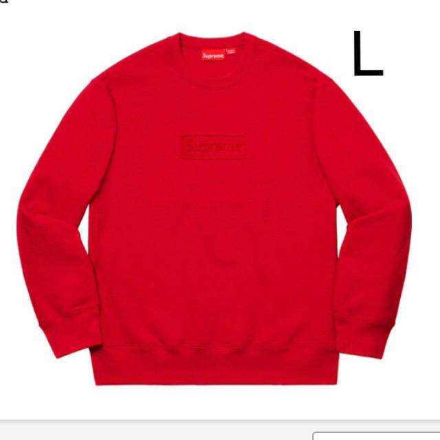 Supreme Cutout Logo Crewneck L