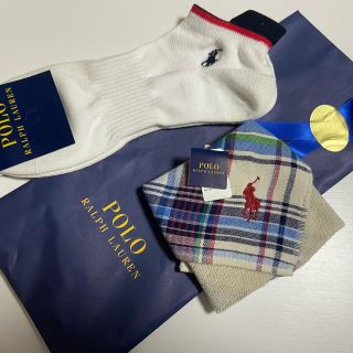 ポロラルフローレン(POLO RALPH LAUREN)の【POLO】ハンカチ靴下セット【RALPH LAUREN】(ソックス)