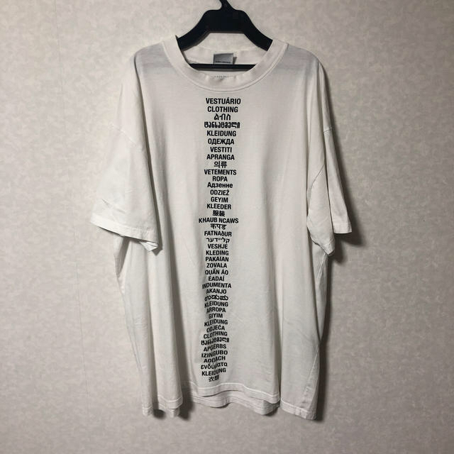 vetements  プリントシャツ