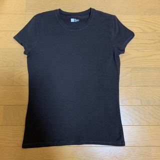 ギャップ(GAP)のGAP ストレッチTシャツ　ブラウン　Ｓ(Tシャツ(半袖/袖なし))