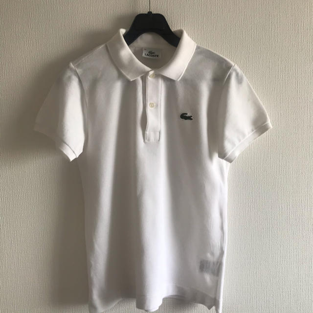 LACOSTE(ラコステ)のラコステ ポロシャツ ホワイト レディースのトップス(Tシャツ(半袖/袖なし))の商品写真