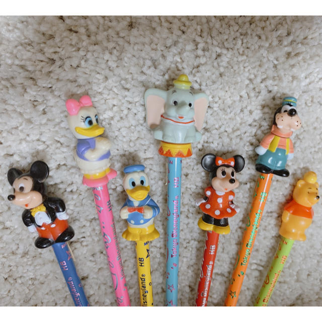 Disney(ディズニー)のディズニー　鉛筆　えんぴつ　アンティーク　レトロ　Disney エンタメ/ホビーのおもちゃ/ぬいぐるみ(キャラクターグッズ)の商品写真