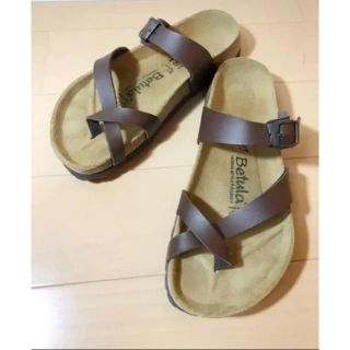 ビルケンシュトック(BIRKENSTOCK)のビルケンシュトック ベチュラ Betula ダークブラウン サンダル(サンダル)