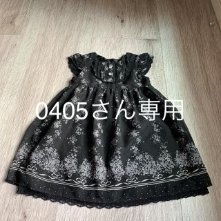 エニィファム(anyFAM)のany FAM ワンピース　黒　110(ワンピース)