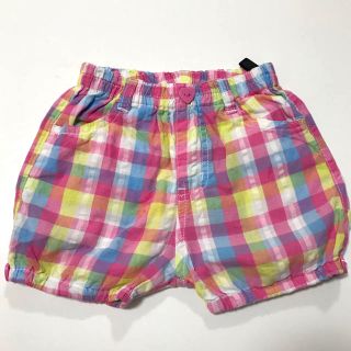 ショートパンツ　90cm チェック　(パンツ/スパッツ)