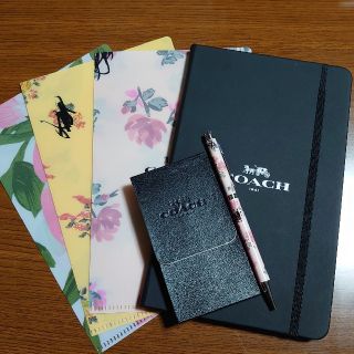 コーチ(COACH)のCOACH　大人のステーショナリーセット(ノート/メモ帳/ふせん)