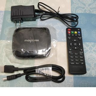 【中古】TV-BOX magicsee android TV 付属品有 箱無(テレビ)