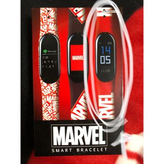 マーベル(MARVEL)の希少MARVE マーベル スマートブレスレット 時計SNSなど高機能！(その他)