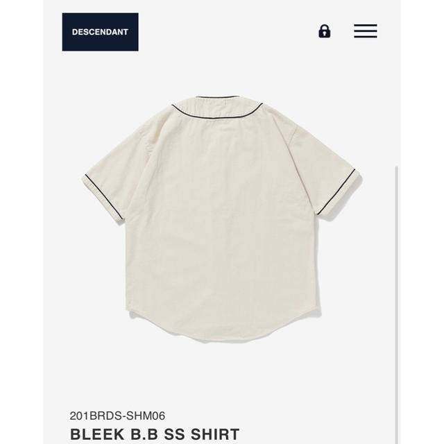 DESCENDANT BLEEK B.B SS SHIRT Sサイズ