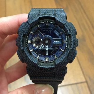 ベビージー(Baby-G)の値下げ】CASIO Baby-G BA-110DC-2A1JF デニムカラー(腕時計)