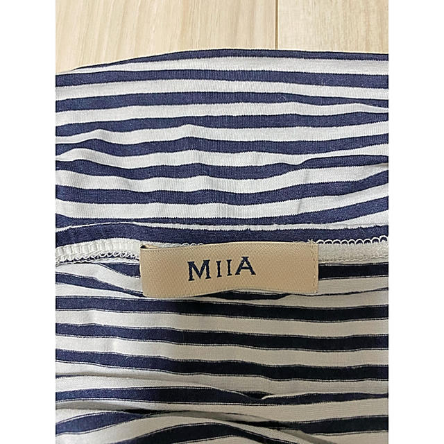 MIIA(ミーア)のMIIA ボーダートップス レディースのトップス(カットソー(半袖/袖なし))の商品写真
