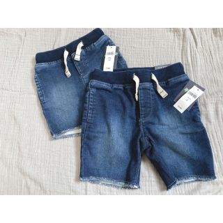 ベビーギャップ(babyGAP)のジーパン風 半ズボン 2枚セット(パンツ/スパッツ)