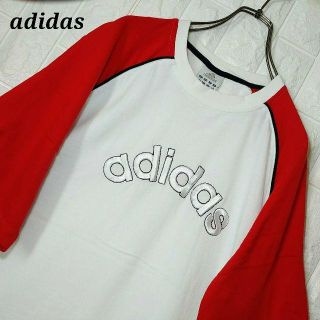 アディダス(adidas)のアディダス USA古着 Tシャツ 半袖 刺繍ロゴ ビックシルエット(Tシャツ/カットソー(半袖/袖なし))