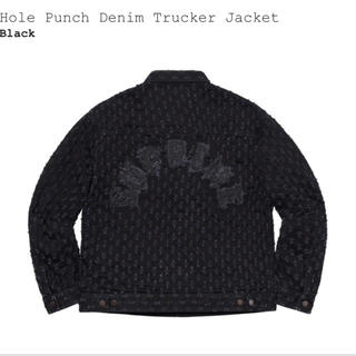 シュプリーム(Supreme)のsupreme hole punch denim trucker jacket(Gジャン/デニムジャケット)