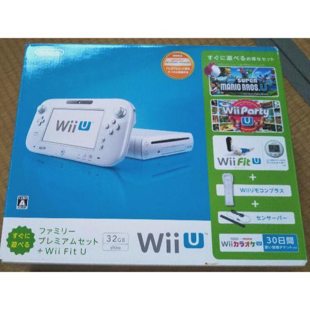 Wii U(ウィーユー)のWii U ファミリープレミアムセット(シロ)  エンタメ/ホビーのゲームソフト/ゲーム機本体(家庭用ゲーム機本体)の商品写真