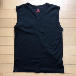 ルコックスポルティフ(le coq sportif)のタンクトップ　黒色　サイズ150(Tシャツ/カットソー)