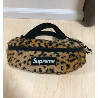 Supreme - Supreme 17AW Leopard Fleece Waist Bagの通販 by ナッツ's