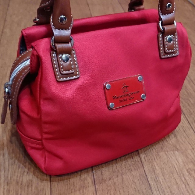 Munsingwear(マンシングウェア)の☆Munsingwear ナイロンbag 美品☆ レディースのバッグ(ハンドバッグ)の商品写真