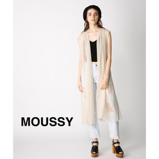 マウジー　moussy シアー素材ベスト | フリマアプリ ラクマ