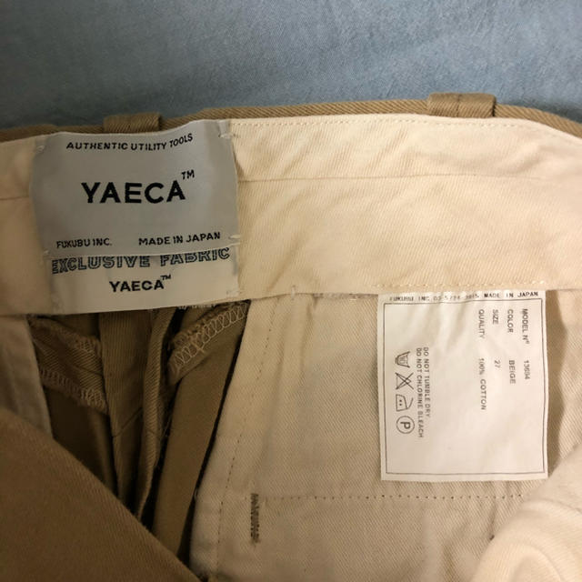 YAECA(ヤエカ)のcici様専用　YAECA ヤエカ　定番チノ　 レディースのパンツ(チノパン)の商品写真