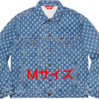 シュプリーム(Supreme)のHole Punch Denim Trucker Jacket ブルー M(Gジャン/デニムジャケット)