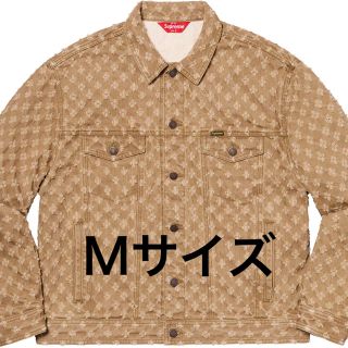 シュプリーム(Supreme)のHole Punch Denim Trucker Jacket ブラウン M(Gジャン/デニムジャケット)