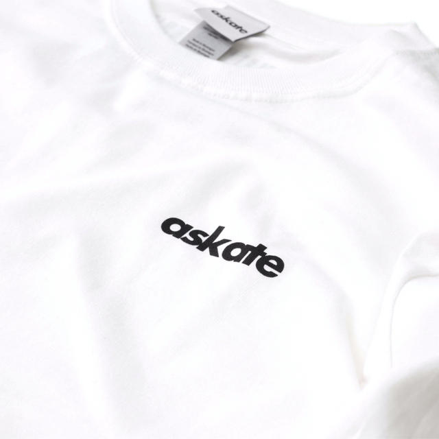 askate Barcode L/S Tee White (Gildan) L