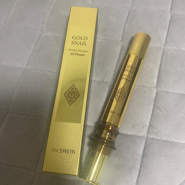 the saem(ザセム)のGOLD SNAIL Wrinkle Plumper 2X Power コスメ/美容のスキンケア/基礎化粧品(美容液)の商品写真