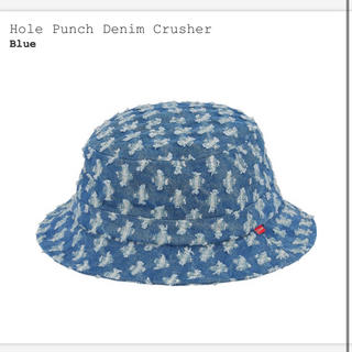 シュプリーム(Supreme)のSupreme Hole Punch Denim Crusher hat(ハット)