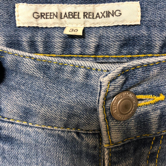 UNITED ARROWS green label relaxing(ユナイテッドアローズグリーンレーベルリラクシング)のグリーンレーベルリラクシング アンクル丈 デニム ボトムス  レディースのパンツ(デニム/ジーンズ)の商品写真