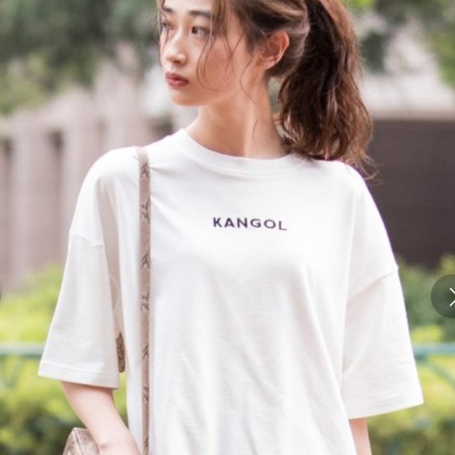 KANGOL(カンゴール)のカンゴール KANGOL 白Tシャツ レディースのトップス(Tシャツ(半袖/袖なし))の商品写真