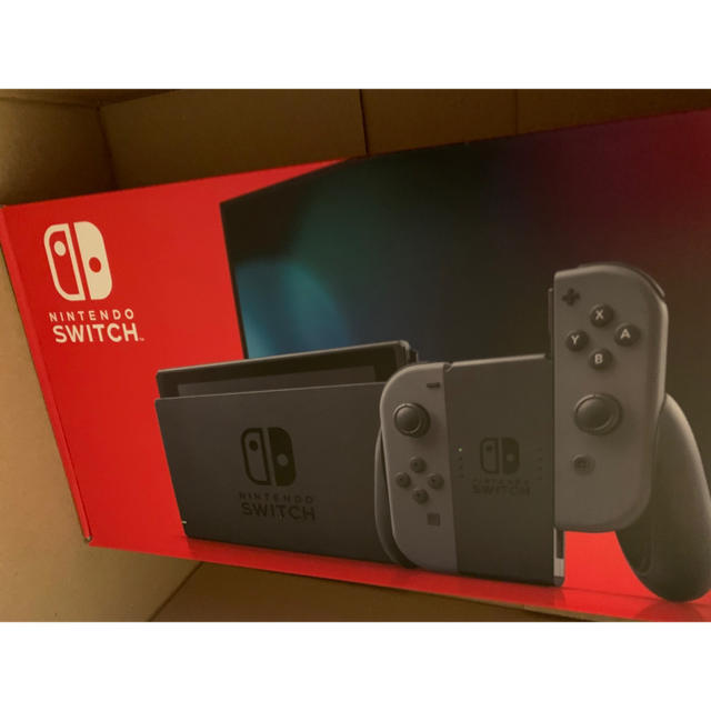 【新モデル】ニンテンドースイッチ グレー ゲーム機 本体 Switch