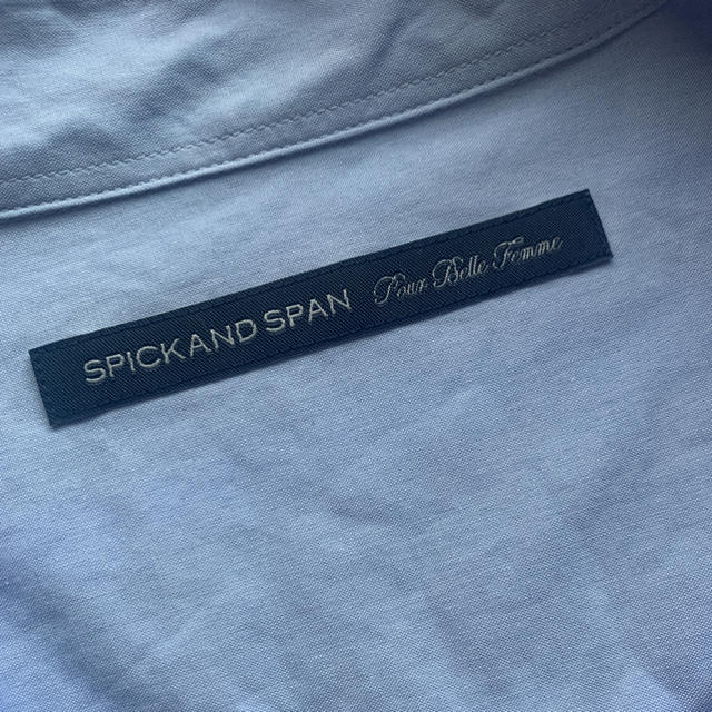Spick & Span(スピックアンドスパン)のspick&spanブルーシャツ レディースのトップス(シャツ/ブラウス(長袖/七分))の商品写真