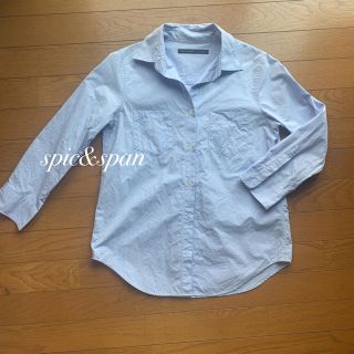 スピックアンドスパン(Spick & Span)のspick&spanブルーシャツ(シャツ/ブラウス(長袖/七分))