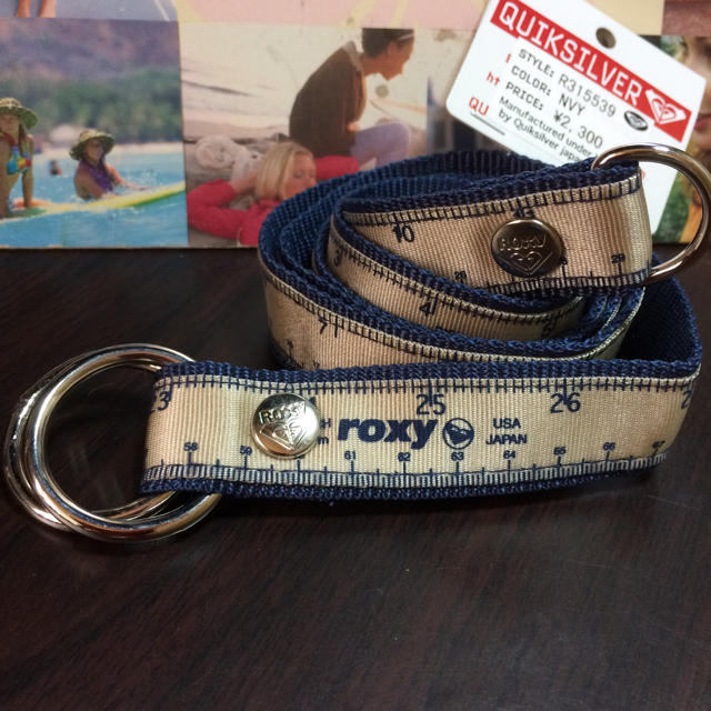 Roxy(ロキシー)の新品★ROXY(ロキシー)ベルト★NAVY レディースのファッション小物(ベルト)の商品写真
