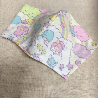 【ハンドメイド】キッズ★マスクカバー　キキララ　リトルツインスターズ　(その他)