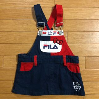 ベビードール(BABYDOLL)のサロペットスカート ジャンパースカート BABYDOLL FILA キティちゃん(スカート)