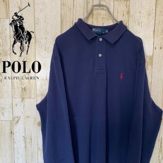 ポロラルフローレン(POLO RALPH LAUREN)のレア 90s ラルフローレン ポロシャツ 春服 長袖 古着 sale中！(Tシャツ/カットソー(七分/長袖))