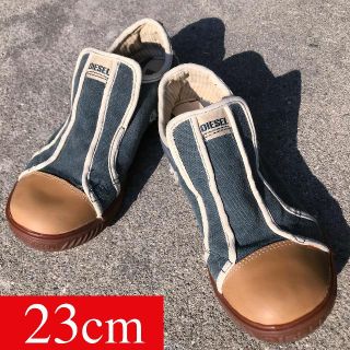 ディーゼル(DIESEL)の【23.0cm】DIESEL ディーゼル ◆ スリッポン シューズ ◆ デニム (スリッポン/モカシン)