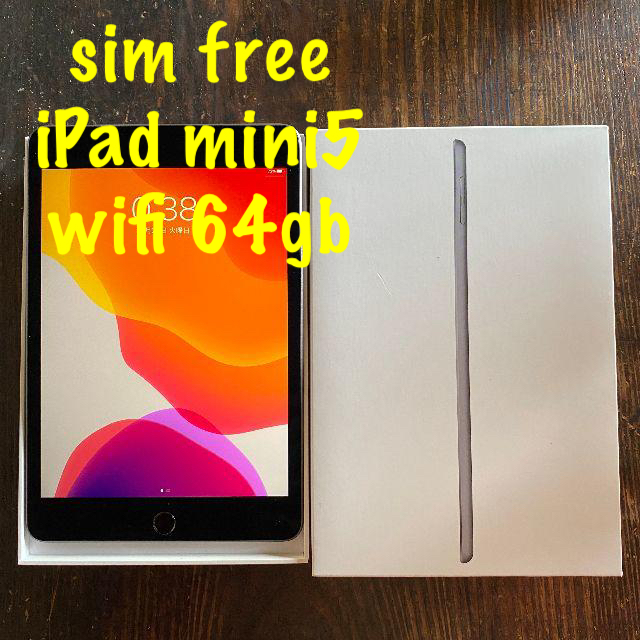 ⑪ SIMフリー iPad mini5 wifi 64gb