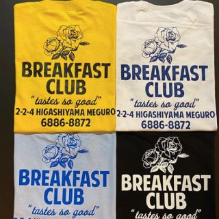 新品 Sサイズ BREAKFAST CLUB Tシャツ イエロー(Tシャツ/カットソー(半袖/袖なし))