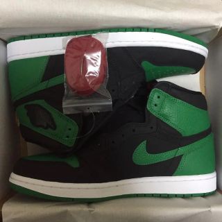 ナイキ(NIKE)のNIKE AIR JORDAN 1 パイングリーン 27.5㎝ 新品未使用(スニーカー)