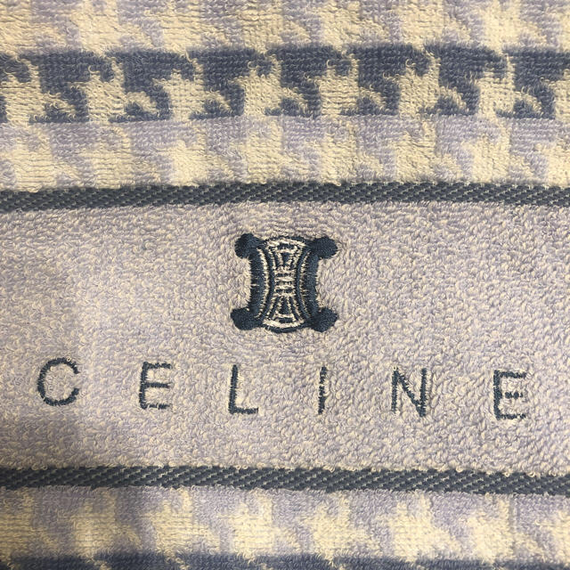 celine(セリーヌ)のセリーヌ   タオルケット　ブルー キッズ/ベビー/マタニティの寝具/家具(タオルケット)の商品写真