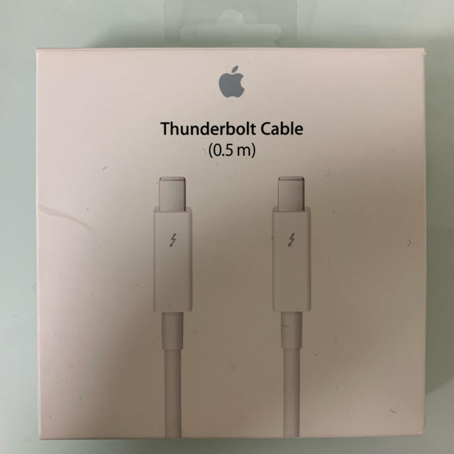 Apple(アップル)のApple 純正品　thunderbolt スマホ/家電/カメラのPC/タブレット(PC周辺機器)の商品写真