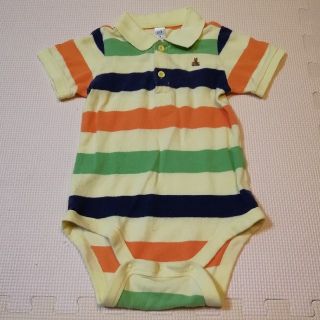 ベビーギャップ(babyGAP)の☆babyGAP☆半袖ロンパース☆ポロシャツ風ロンパース☆90サイズ☆(ロンパース)