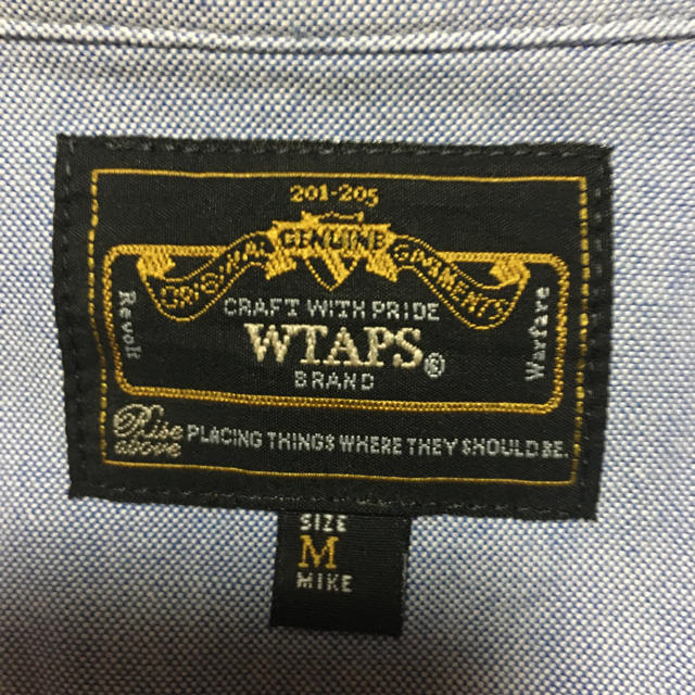 W)taps(ダブルタップス)のWTAPS オックスフォードシャツ サックス Mサイズ  メンズのトップス(シャツ)の商品写真