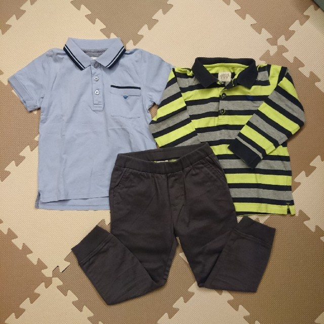 ARMANI JUNIOR(アルマーニ ジュニア)のアルマーニジュニア ポロシャツ パンツ キッズ/ベビー/マタニティのキッズ服男の子用(90cm~)(Tシャツ/カットソー)の商品写真