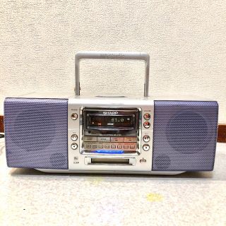 シャープ(SHARP)のSHARP  シャープ CD/MDプレーヤー MD-F230(ポータブルプレーヤー)